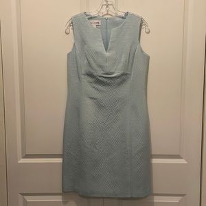 Sara Campbell Light Blue Dress with Silver Dots